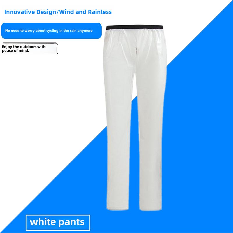 Светоотражающий Водонепроницаемый Комплект Дождевика и Брюк для Электровелосипеда/Мотоцикла XXXL