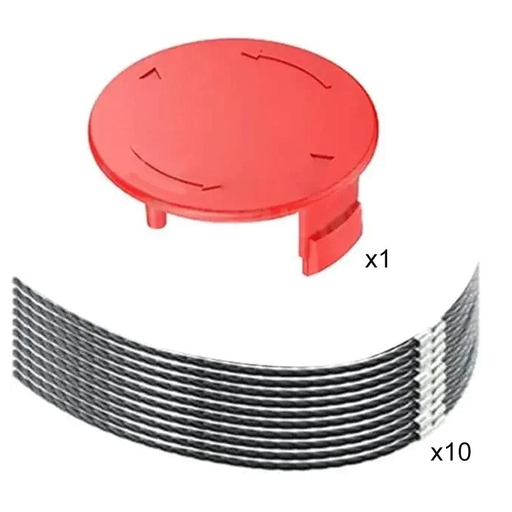 20 Pezzi Filo in Nylon per Decespugliatore 39cmx3.5mm Filo a Bobina Per Decespugliatori BOSCH AFS 23 To 37 F016800431 Parti per Decespugliatore da Giardino