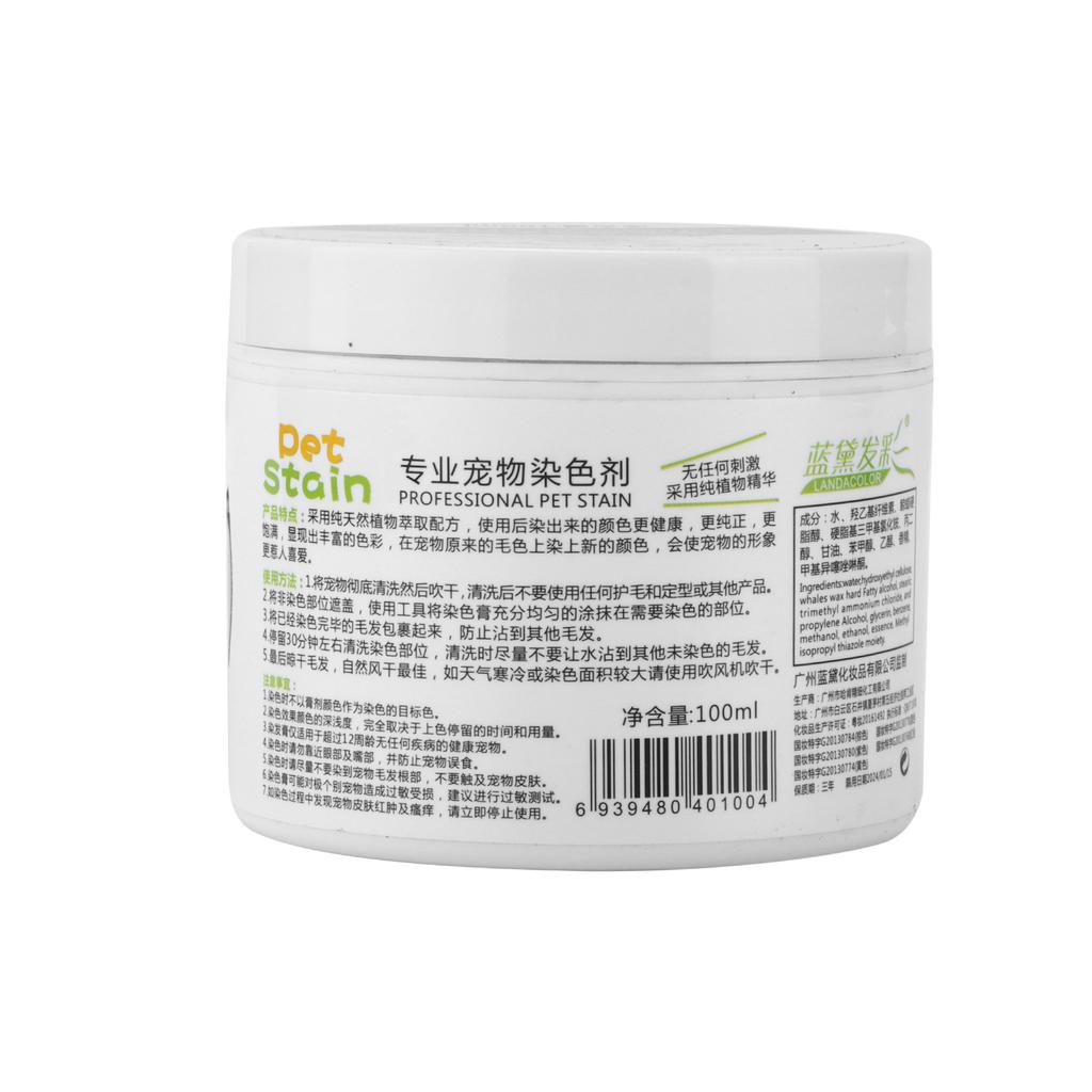 Pet Hair Dye Non Toxic Temporary Dog   Coloring Agent for Small Pet Hair Dying