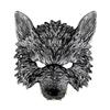 Wolf Head Mask 3D Mask High Elastic Lightweight Comfortable Werewolf Outdoor Photo Costume
