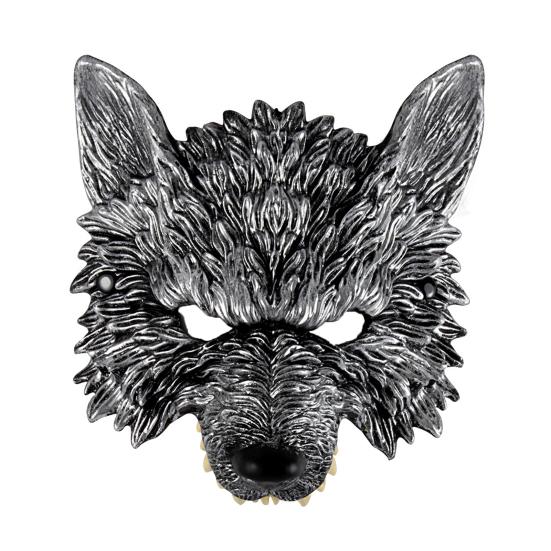 Wolf Head Mask 3D Mask High Elastic Lightweight Comfortable Werewolf Outdoor Photo Costume