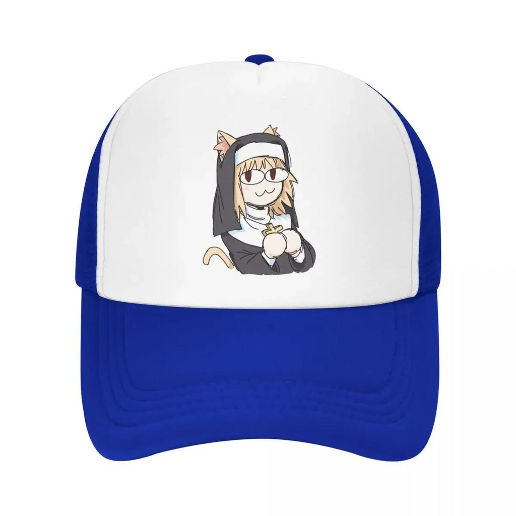 Custom Cute Cat Girl Neco Arc Baseball Cap Women Unisex Adjustable Tsukihime Anime Trucker Hat Streetwear Snapback Dad Hats