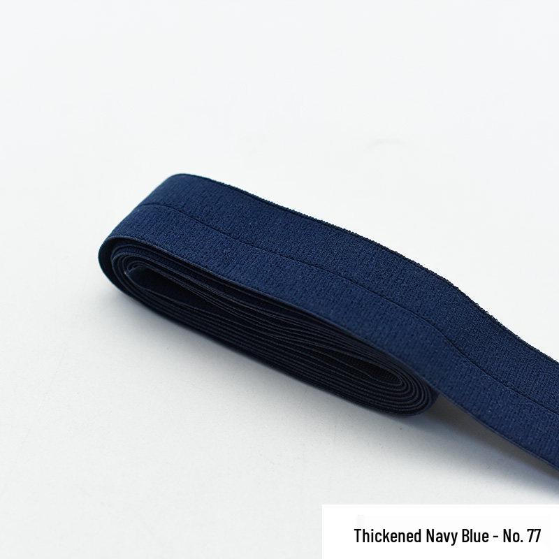 2-2.3cm Thick Elastic Fold-Over Binding Tape for Clothing and Jackets