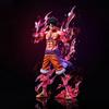One Piece Figures Busoshoku Haki Emission Monkey D Luffy Action Figure Anime Collection 32cm Gear Second Luffy Statue Model Toys