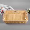 Basket With Lid,Basket With Lid For Food,Tabletop Food Serving Basket,Woven Picnic Basket,Bread Basket For Serving
