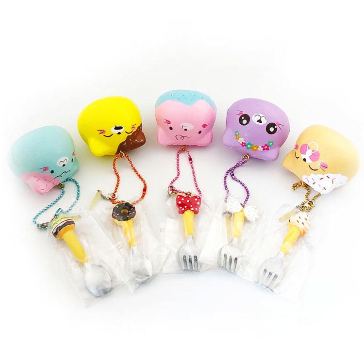 Punimaru Random Blind Bag Squishy Toy Cute Kt Cat Animal Food Slow Rebound Soft Pu Foam Squeeze Stress Relief Gift