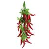 Simulated Vegetable Skewers Garland with Red Peppers, Garlic, and Peanuts for Farmhouse Decoration