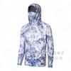 Men's sunscreen clothing summer UV protection breathable quick drying outdoor fishing clothing Luya fishing clothing hooded with mask