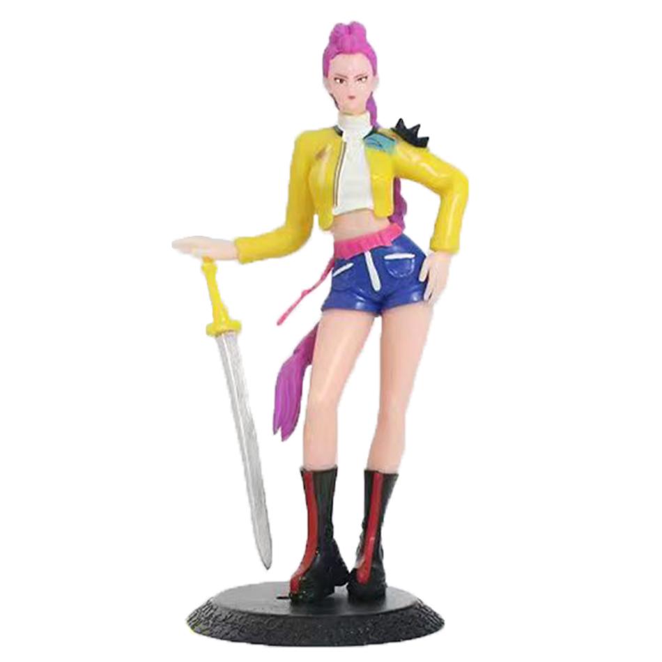 3pcs Anime Kpop Demon Hunter Figure Model Toy Cartoon Gaming Peripheral Desk Decoration Collection Figure Model Toy For Kid Gift