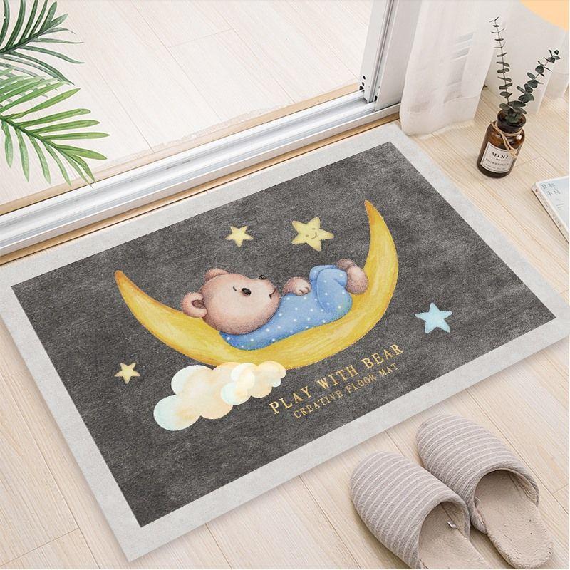 Leuke Cartoon Tapijt Badkamer Entree Deurmat Absorberende Mat Anti-Slip Keuken Tapijt Slaapkamer Deur Floor Tapijten Kamer Stofdicht Matten