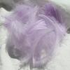 100 Stück 5-8 cm kleine flauschige Gänsefedern, farbig gefärbte Schwanenfedern für DIY Karnevalsparty-Dekoration, Bastelzubehör