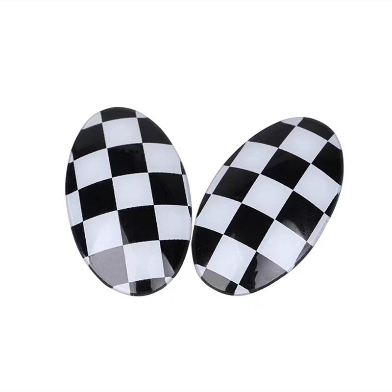 2PCS Car Gear Shift Cover Stickers Decals Styling Modification Accessories For MINI Cooper F56 F55 F54 F57 F60 COUNTRYMAN