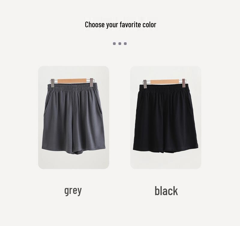 Men's Casual Summer Cotton Drawstring Shorts - Breathable, Loose-Fit Outdoor Wear