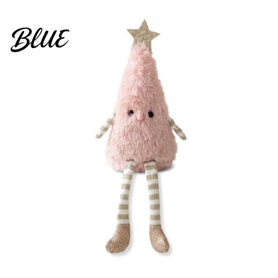 Cozy Aesthetic Room Accents Christmas Tree Plush Ornament with Dangling Legs Cute Soft Stuffed Figure Festive Figure Doll for Home Living