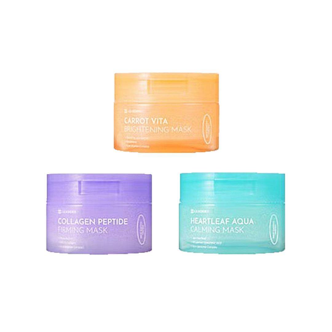 

[Leaders] [Daiso] Mask Sheet 14pcs (3 types) / Carrot vita, Collagen Peptide, Heartleaf Aqua Heartleaf Aqua 14p