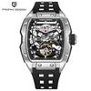 PAGANI DESIGN 42MM New Alien Hollow Back Transparent Movement Luxury Men Watch Sapphire Glass Automatic Men Watches For Men