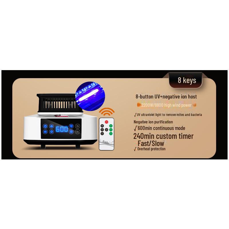 Remote-Controlled Air Dryer with Negative Ion Shield for Household Use