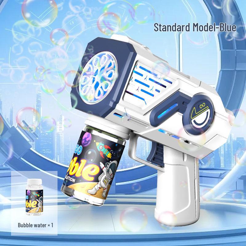 Unicorn Electric Bubble Maker: Kids' Automatic Light-Up Bubble Gun Gift