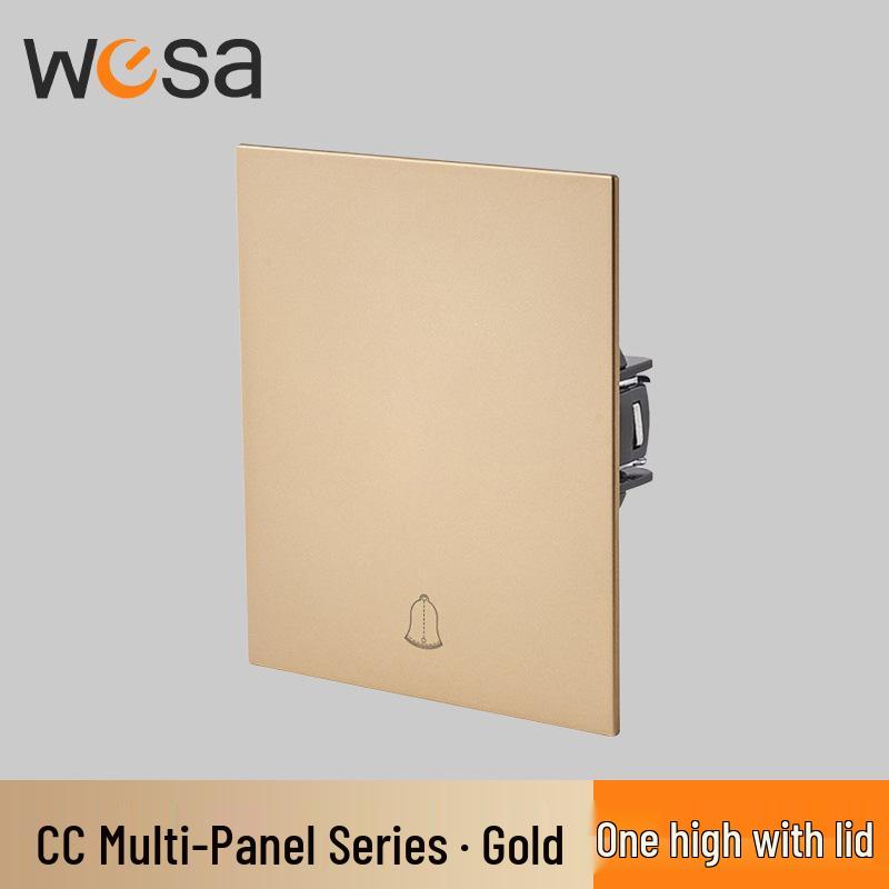 European Standard Flame Retardant Multi-Socket Wall Panel with Switch