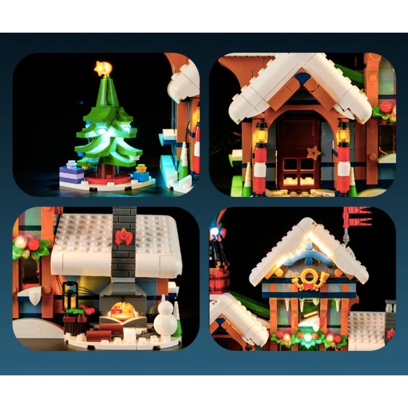 Led Lighting Kit For 10339 Santa's Post Office Winter Village Creator Expert Not Include Building Blocks Only Lighting Set