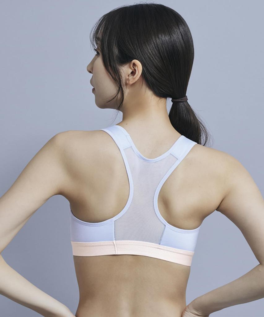 Sports bra care for swaying SPORTS Movment Care Bra Prevents swaying and shifting for easy movement HTY020 PU M [CWX/Wacoal] [Movement busts]
