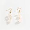 Natural Crystal Crushed Stone Pendant for Women's Fashionable Style Jewelry Gift Elegant Banquet Wearing Pendant Style Earrings