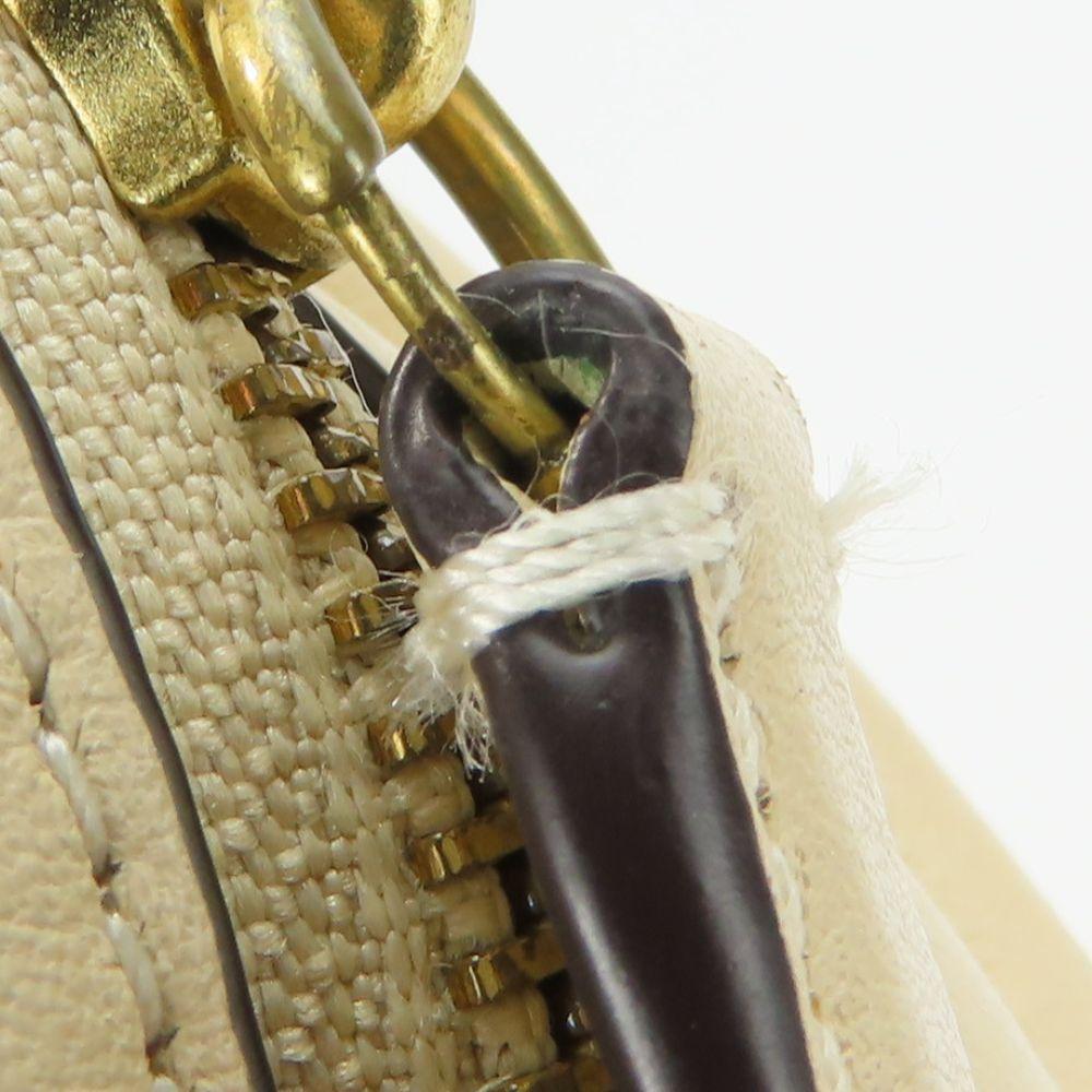 Used COACH Shoulder Bag Soft Tabby Hobo C6659 Signature Leather/canvas Ivory Beige