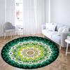Family Living Room Bedroom Bathroom Floor MATS Printed Decorative Carpet Psychedelic Mandala Round Carpet Sofa Carpet Home Decor