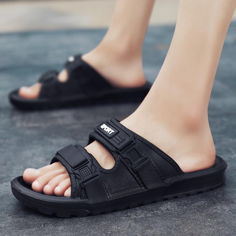 2025 neue männer Sandalen Sommer Koreanischen Stil Outdoor Strand Hausschuhe PVC Sohle herren Oberbekleidung Student Casual Schuhe zaptos
