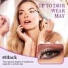 Eyelash Primer,Tubular Eyelash Primer,Waterproof Long Curling Mascara,Volumizing Mascara for Daily Makeup, Natural And Non-Smudged (Brown)