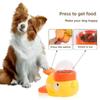 New Interactive Automatic Pet Feeder Cartoon Duck Design Dog Puppy Training Accessories Food Dispenser Cats Cat Toys