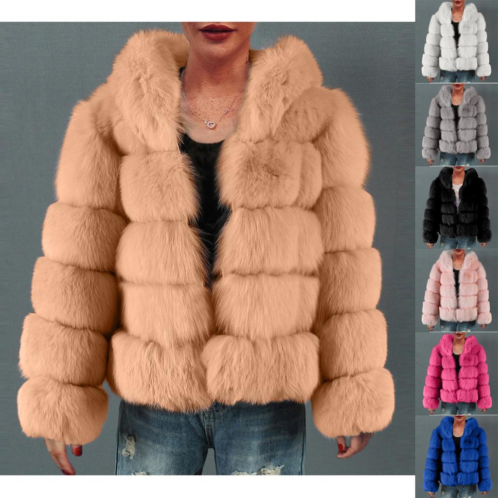 Women's Fashion Casual Faux  Top Coat