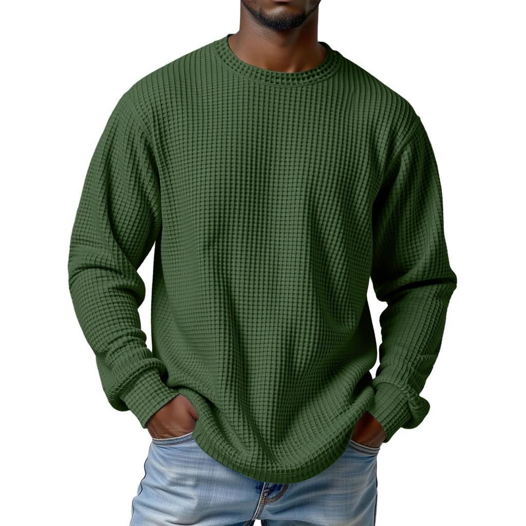 Men's Knit Casual Collar Pullover , Long Sleeve Daily Wear