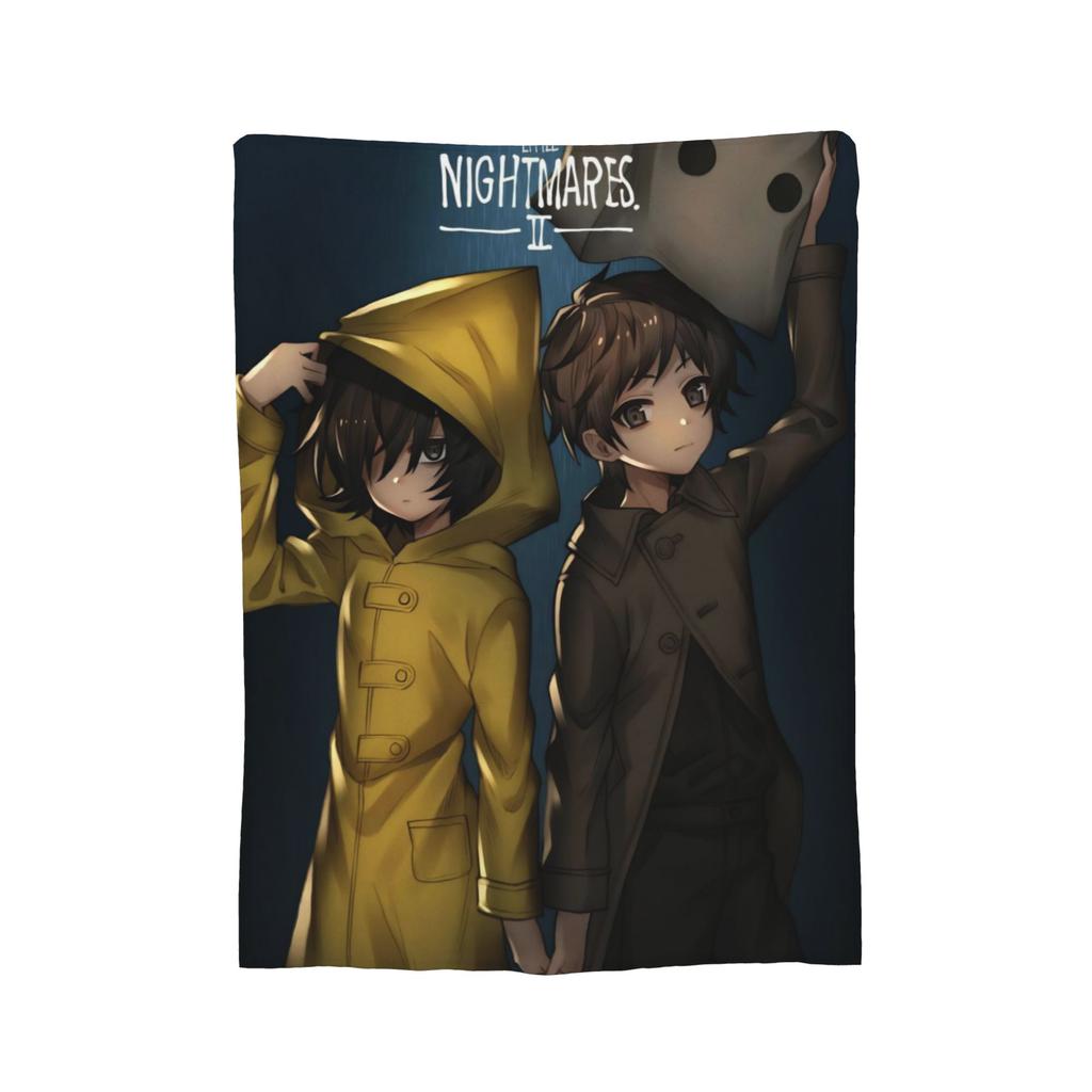 Little Nightmares Horror Blanket Cover Video Game Plush Throw Blanket Summer Air Conditioning Printed Soft Warm Bedsprea,