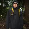 Li Ning Outdoor CF Tracing Windproof, Breathable, Abrasion Resistant, Rainproof Windbreaker Jacket Unisex Black AEMV005-3