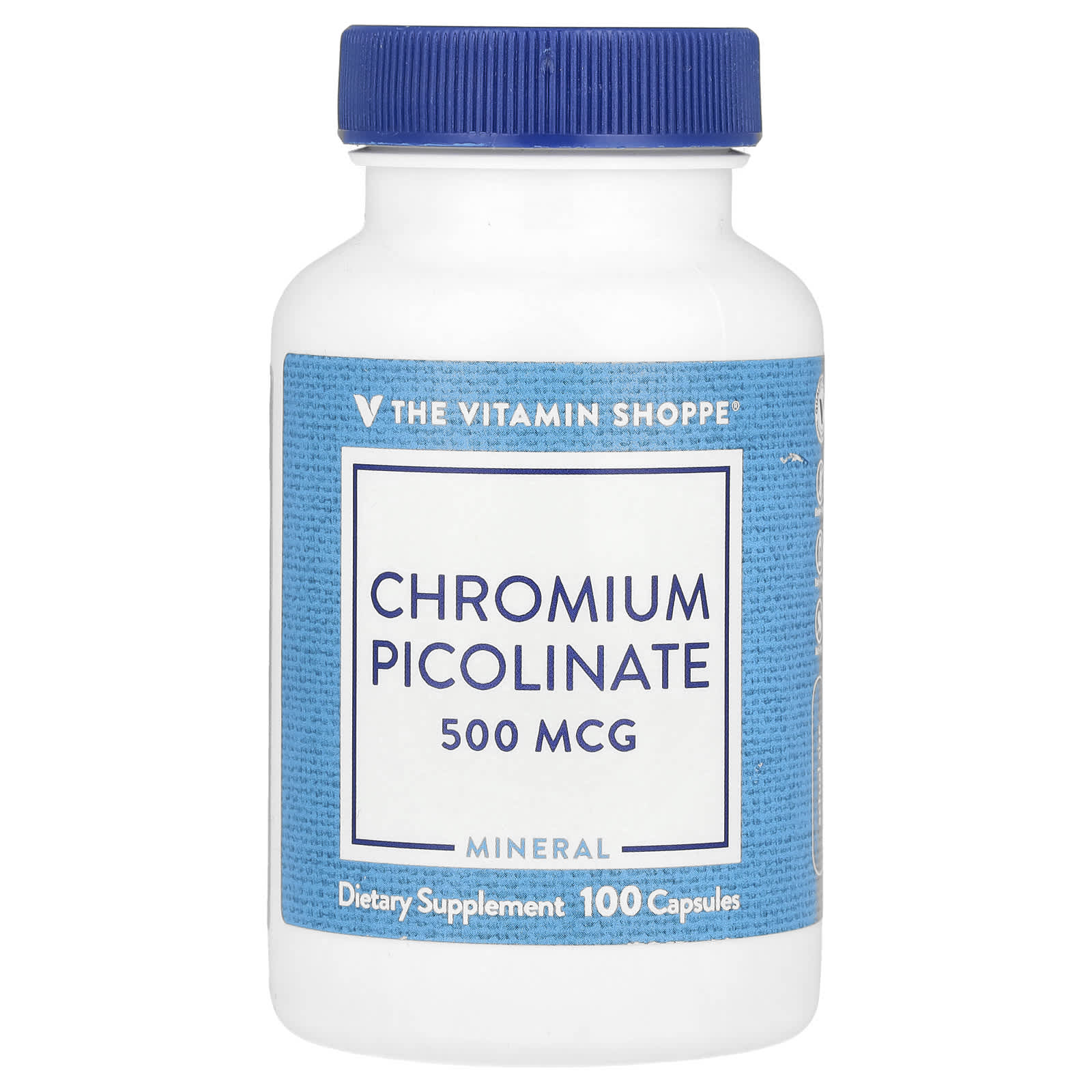 

Chromium Picolinate, 500Mcg, 100 Capsules
