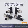 Micro Mini Ball Valve, Single Handle Pneumatic Switch, Manual Tube Air Control Valve