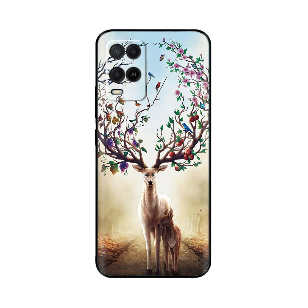 For Oppo A54 A74 Case Soft Black Silicone TPU Phone Back Cover for Oppo A54 4G CPH2239 A54 5G CPH2195 A74 4G 5G Case Cover Coque