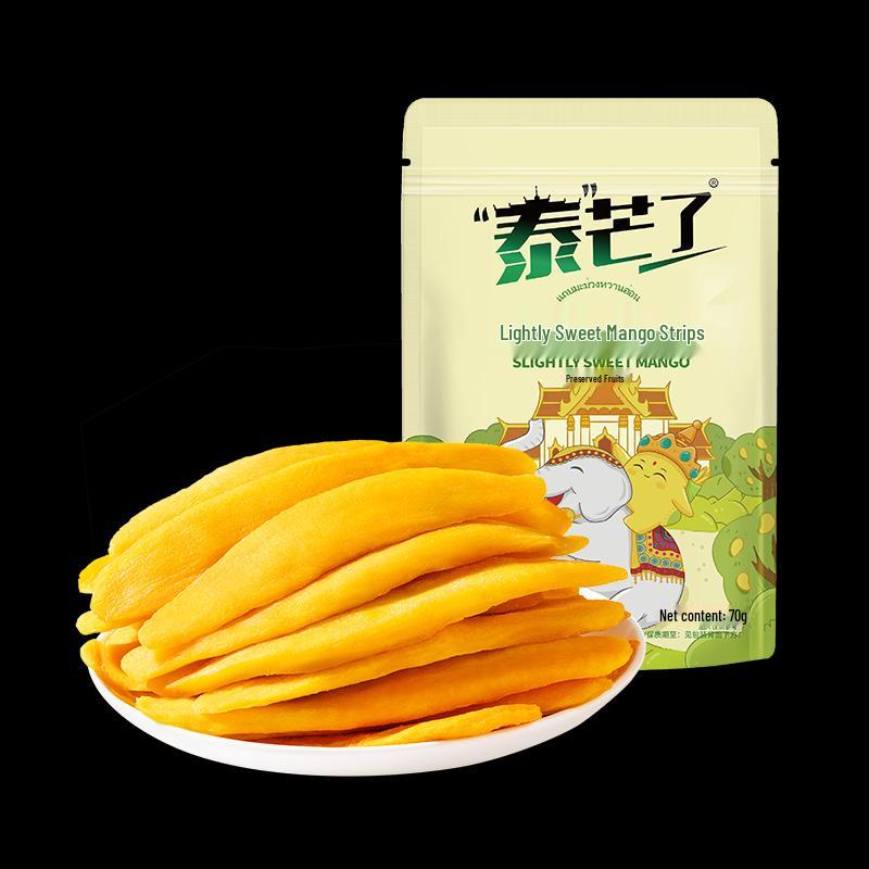 Taimangle Reduced Sugar Whole Cut Dried Mango Strips 70g