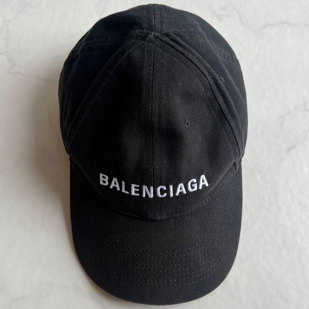 Used BALENCIAGA hat cap black black