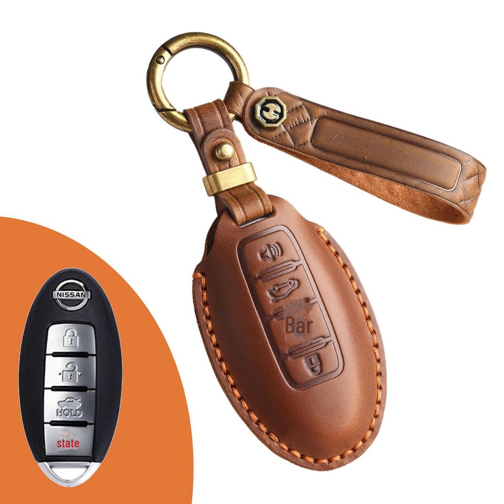 Nissan Key Cover for X-Trail, Qashqai, Tiida, Teana, Sylphy - Retro Style Protective Shell
