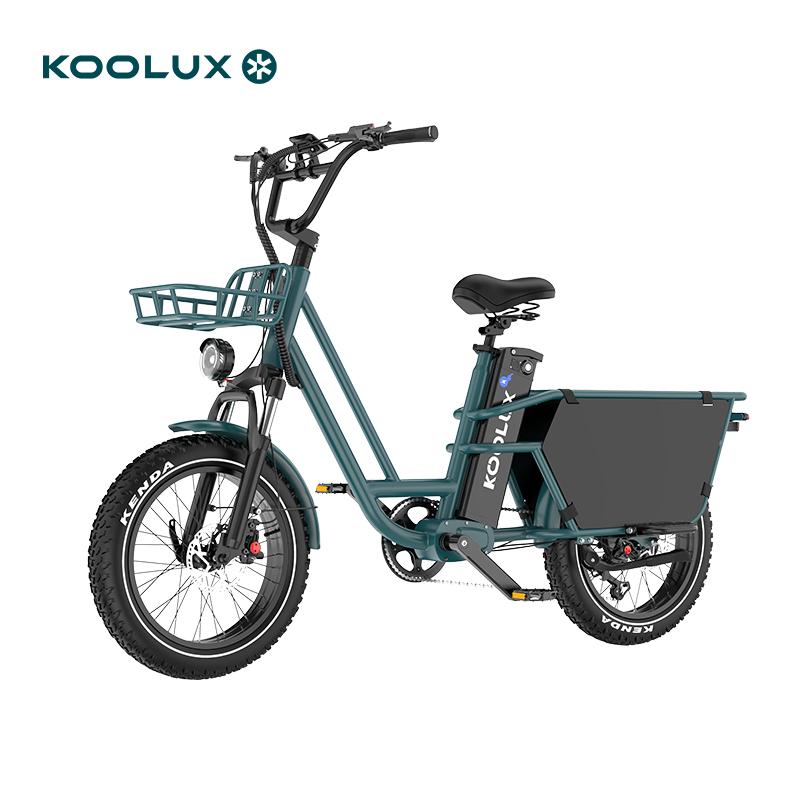 Cargo Electric Bike KOOLUX X7 Pro City Commuting E-Bike 150KG Max Load 48V25AH 20 Inch Off-Road Tires 80KM-120KM Range 750W Electric Bike