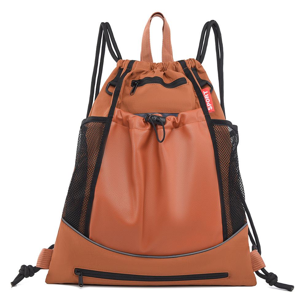 

Multi-Purpose Portable Drawstring Bag for Basketball Storage 20-35L помаранчевий