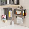 Strong Load Bearing Paper Towel Dispenser Easy Access Wet Wipes Storage Rack  Household