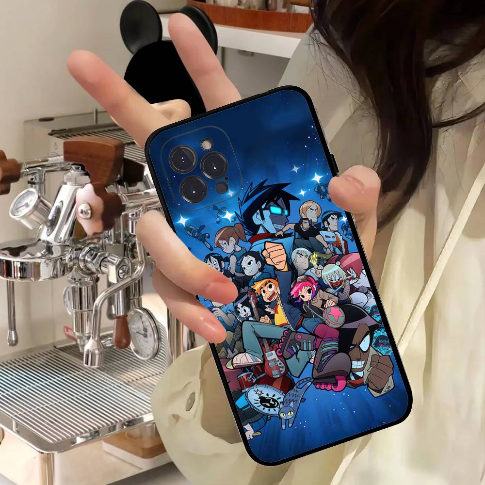 

Comedy Film Scott Pilgrim VS The World For IPhone 17 16 15 14 13 12 11 Pro Max Plus Shockproof Black Soft Phone Cover iPhone 17 Air