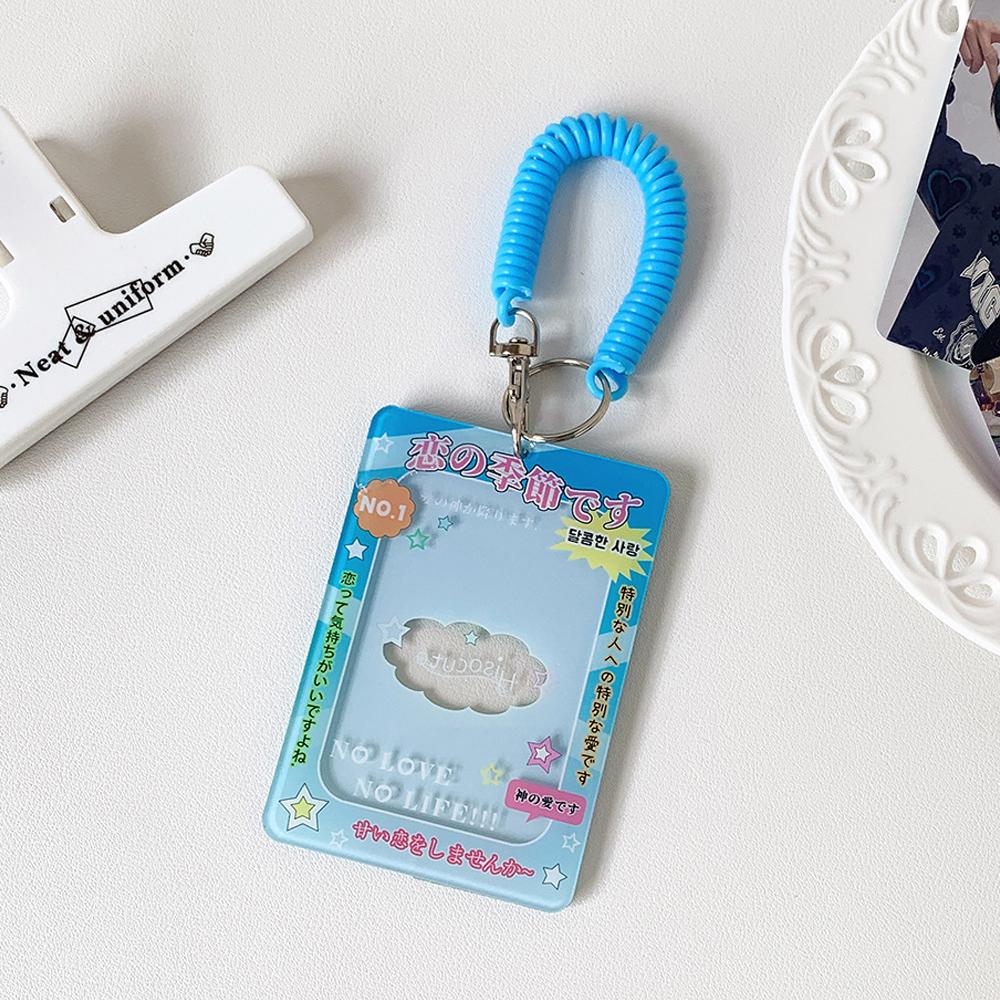 Ins Cute Phone Camera Shape Photo Card Holder Acrylic Heart-shaped 3 Inch Idol Photo Protective Display Sleeves Stationery