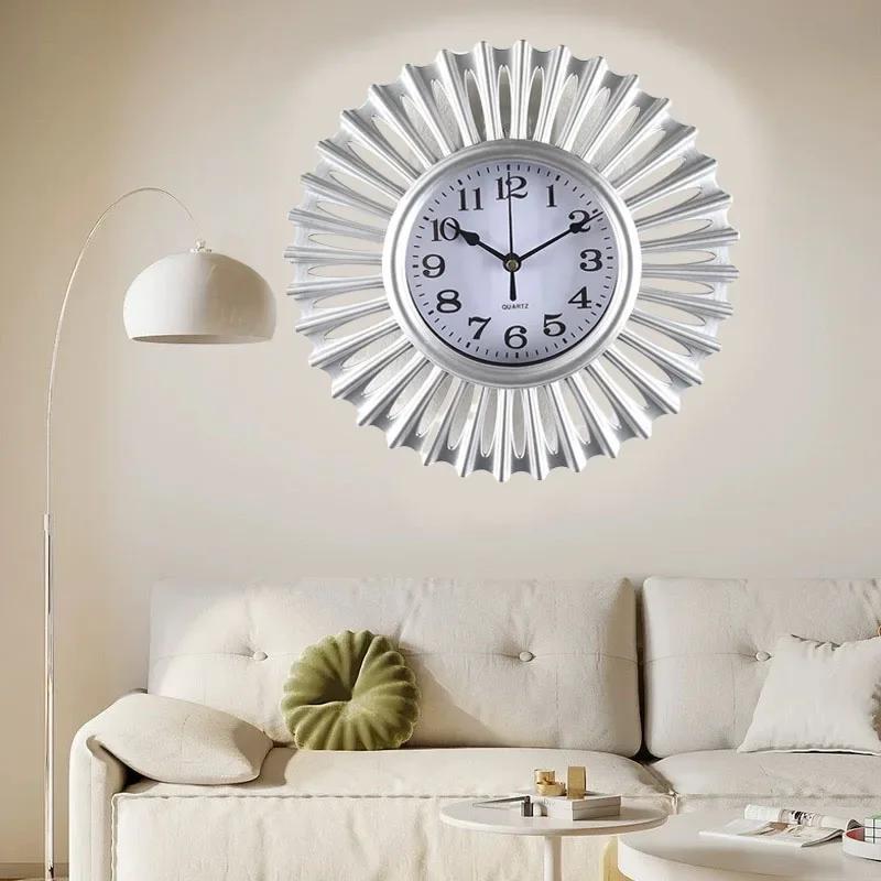 Silent Wall Clock Mute No Tick No Punch Simple Wall Clock for Bedroom Living Room Study Wall Decoration Kitchen