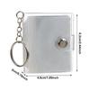Mini Small Photo Album Keychain Picture Storage Cover for Anniversary Memory