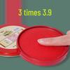 Signet Quick-dry Red Inkpad: Self-inking, Large/Medium, Hard Mud Stamping for Office and Fingerprint Use.