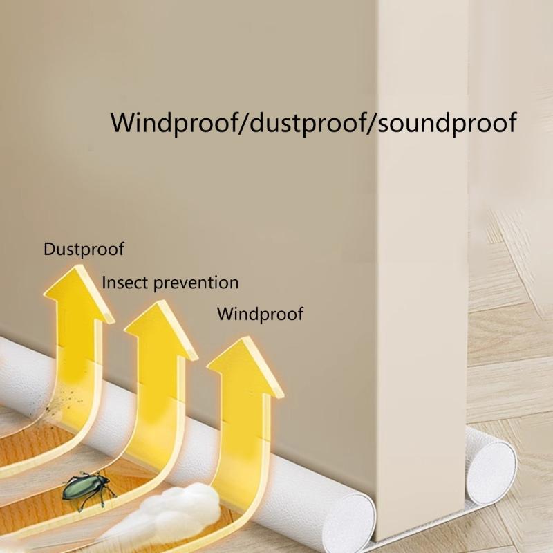 Thickened Door Bottom Seal Strips for Home Use Double Sided Designs Offer Noise and Dust Protective Easy To Installion